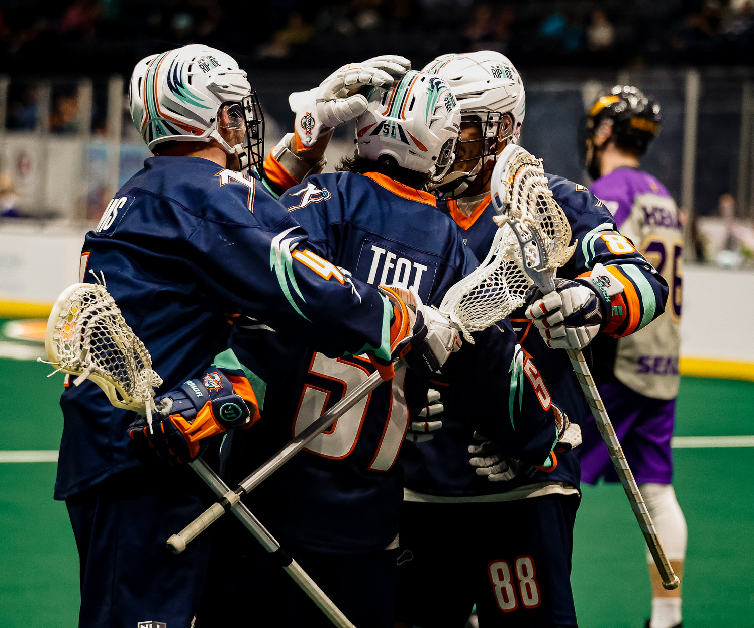 The Riptide celebrated 14 goals in its season opener but fell just short against San Diego.